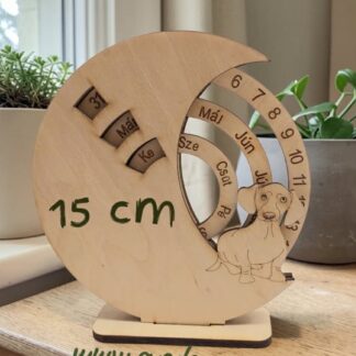 15 cm Tacskós öröknaptár (Örök 0025)