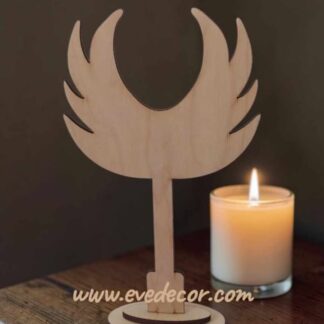 Álló angyal lány makramé alap 20 cm (Makr 0081)