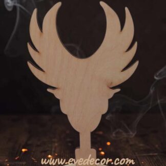 Álló angyal lány makramé alap 20 cm (Makr 0080)