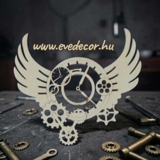 Szárnyas steampunk dísz (Steamp 0040)