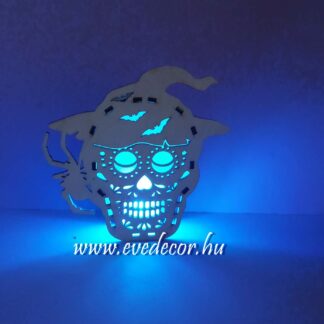 Halálfejes lámpás (Halloween 0027/3)