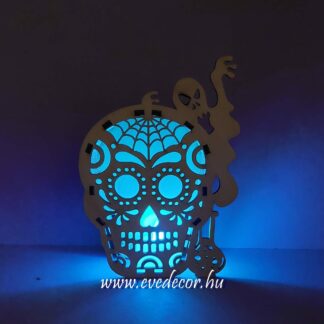 Halálfejes lámpás (Halloween 0027/2)