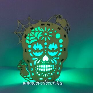 Halálfejes lámpás (Halloween 0027/1)