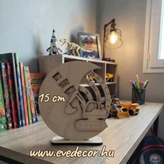 15 cm Munkagép öröknaptár + 3D elem (Örök 0086)
